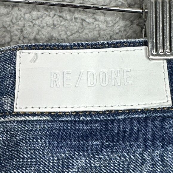 RE/DONE Jeans Sz 29 70S High Waist Skinny Boot Button Fly Zipped Cuffs NWT $295 - Picture 10 of 15